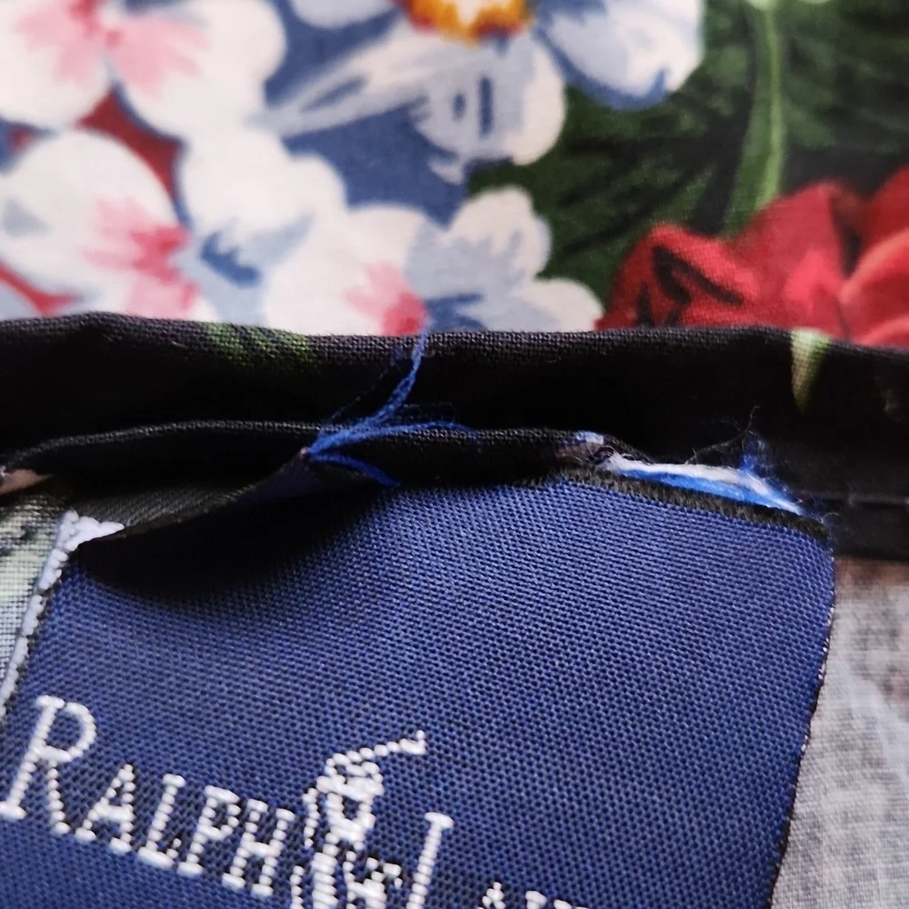 New Vintage Ralph Lauren Isadora Cossette Floral Flat Sheet Tween Size
